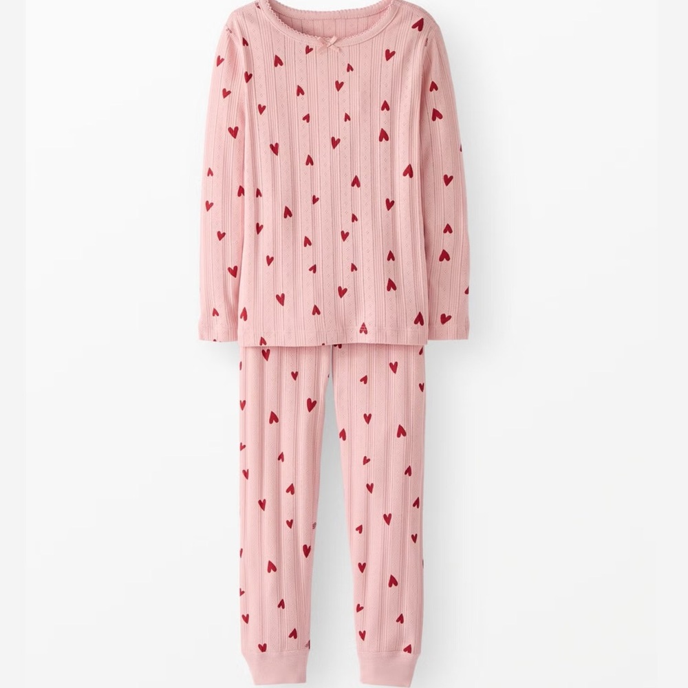 Valentine's Pointelle Pajama Set